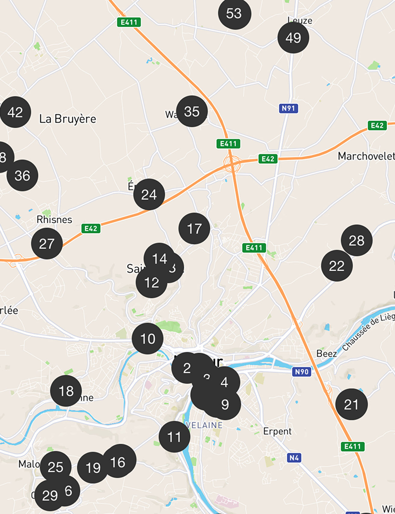 Sample map screenshot